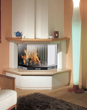 Облицовка Lady Uno medio, Stonelite Rosa, под Airfire Prisma (EdilKamin)